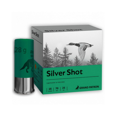 Патрон дроб. 16/70 Silver Shot 28гр (25 шт. 250шт. упк.)