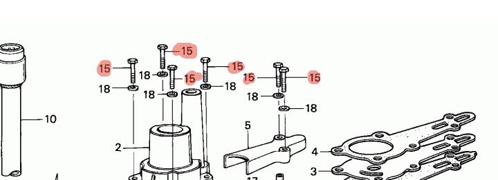 Болт 6*28 (90108-881-000) BF 5-100