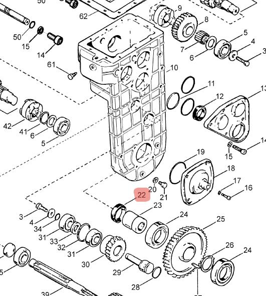 Манжета коробки реверса Тайга С40600730