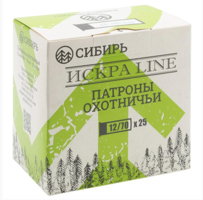 Патрон карт. 12/70 б/к НПЗ Сибирь 32гр 