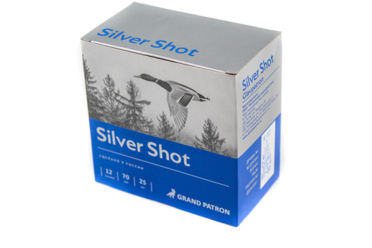 Патрон дроб. 12/70 б/к Silver shot 32гр (25 шт. 250шт. упк. Главпатрон)