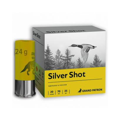 Патрон дроб. 20/70 Silver Shot 24гр (25шт. 250шт. упк.)