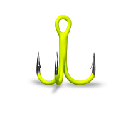   Gurza-Round treble hook ST-36 UV CHARTREUSE  6 BC (25/)