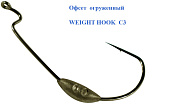 ������ �������� ���������� WEIGHT HOOK  C3  (b/n)  �1/0   0.9g (����. 2��.)
