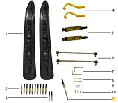 Болт крепления передней подвески Т125,Т150 Irbis Болт крепления передней подвески Т125,Т150 Irbis