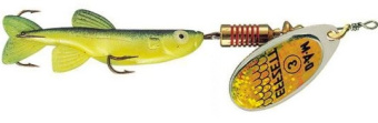  . DAM Effzett Spinner Minnow 05 - Yellow Black 5138105