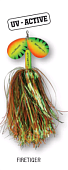 PIKE RATTLIN' SPINNER #6 40G - FIRETIGER 52724