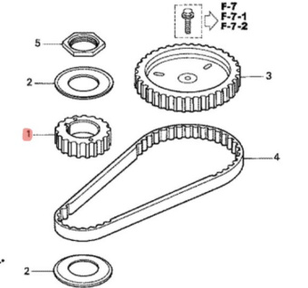 Шкив распредвала Honda (14315-ZY1-000)