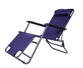 Кресло-шезлонг складное Ecos CHO-153, синее (993136) Кресло-шезлонг складное Ecos CHO-153, синее (993136)
