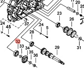 Подшипник 35х72х17 РМ-500 (924066)
