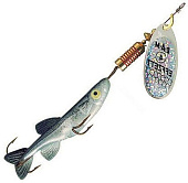  . DAM Effzett Spinner Minnow 07 - Silver Black 5138007