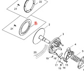 Диск вариатора Сафари С40600048 Тайга Диск вариатора Сафари С40600048 Тайга