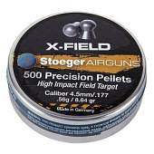 Пульки Stoeger X-Field Target 4.5мм 0.56g (500шт.) Пульки Stoeger X-Field Target 4.5мм 0.56g (500шт.)