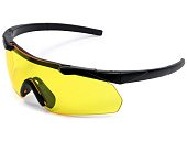 Очки стрелковые ShotTime Caracal GST-035-BLK-Y (черные, линза желтая) Очки стрелковые ShotTime Caracal GST-035-BLK-Y (черные, линза желтая)