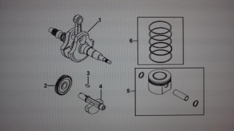 Вал коленчатый РМ 500 (925480) Вал коленчатый РМ 500 (925480)