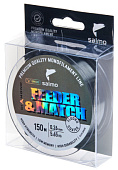 ����� ����. Salmo Diamond FEEDER & MATCH FLUORO COATED Olive Green 150/026