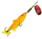  . DAM Effzett Spinner Minnow 13 - Red Glitter 5138213