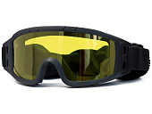 Маска стрелковая ShotTime Puma GST-037-BLK-Y (желтая)  Маска стрелковая ShotTime Puma GST-037-BLK-Y (желтая)