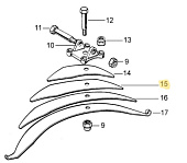 Лист рессоры средний 110300182 Буран Лист рессоры средний 110300182 Буран