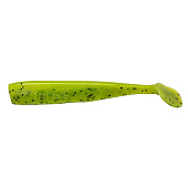 Виброхвост несъедоб. Helios Chebak 3,15"/8 см Pepper Lime 100шт. (HS-3-009-N)