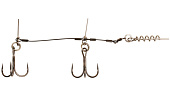    BFT Shallow Stinger Rig, Stainless 100lb/45 Tandem Owner 2/0 - 1pcs