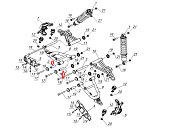 Втулка РМ 500 подвеска передняя (V10200001) Втулка РМ 500 подвеска передняя (V10200001)
