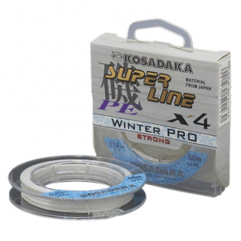  . . Kosadaka "SUPER LINE PE X4 Winter PRO" 50, .., 0,08, 4,9 BSLX4JP-50-