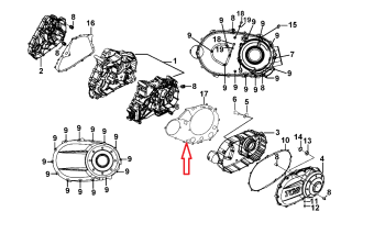 Прокладка картера РМ 500 (924808) Прокладка картера РМ 500 (924808)
