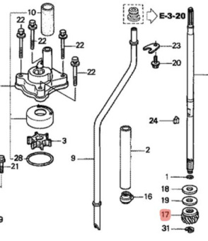 �������� ������� Honda (41131-ZY1-000) BF20