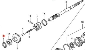   Honda (41148-ZW9-000)