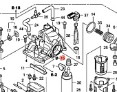 Кольцо уплотнительное Honda (16074-ZZ5-003)