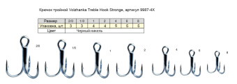   Volzhanka Treble Hook Stronger # 1 (4/)