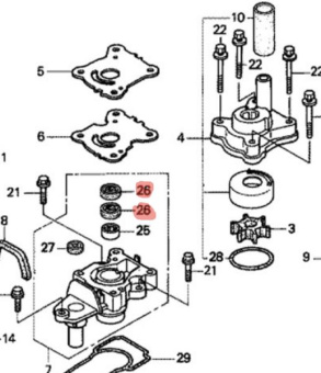 Уплотнение HONDA (91251-ZW9-003)