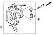 КОРПУС В СБОРЕ, ДРОССЕЛЬНАЯ ЗАСЛОНКА 16400-ZZ5-014