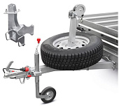 Держатель запасного колеса МЗСА 3105.0006.000 (для прицепов OFF-ROAD с лебедкой) Держатель запасного колеса МЗСА 3105.0006.000 (для прицепов OFF-ROAD с лебедкой)