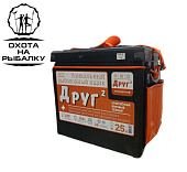 Ящик зим. Camping World "Друг-2+" 25л. черный( полипропилен, 36,5*43,0*29,0) + крепление, карман