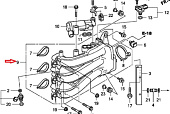 Впускной коллектор Honda (17110-ZZ5-003) Впускной коллектор Honda (17110-ZZ5-003)