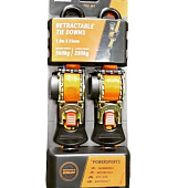 Ремни стяжные HORD HD Retractable (1,8м x25мм, Orange)