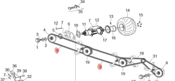 Цепь задняя Argo RC60-1-HDx96P XTI/XTD (A953-16) Цепь задняя Argo RC60-1-HDx96P XTI/XTD (A953-16)