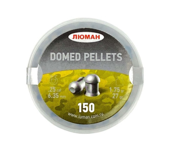   Domed pellets 6,35 1.75, (150.)