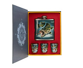 Набор Книга Рыбака Helios (фляжка 210мл + 3 стопки) (HS-KR-F-A20) Набор Книга Рыбака Helios (фляжка 210мл + 3 стопки) (HS-KR-F-A20)