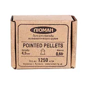   Pointed pellets 4,5 0.68, (1250.)