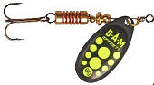 Блесна вращ. DAM Effzett Standart Spinner 06гр - #3 - Black Yellow 5131003 Блесна вращ. DAM Effzett Standart Spinner 06гр - #3 - Black Yellow 5131003