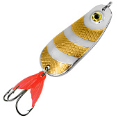 Блесна кол. AQUA ШМЕЛЬ 40,0mm, вес - 12,0g цвет 06 (золото, серебро) Блесна кол. AQUA ШМЕЛЬ 40,0mm, вес - 12,0g цвет 06 (золото, серебро)